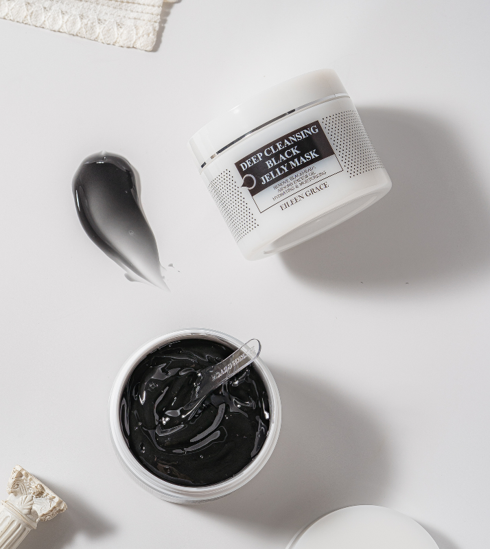 Eileen Grace Deep Cleansing Black Jelly Mask 300ml for blackheads and oily skin