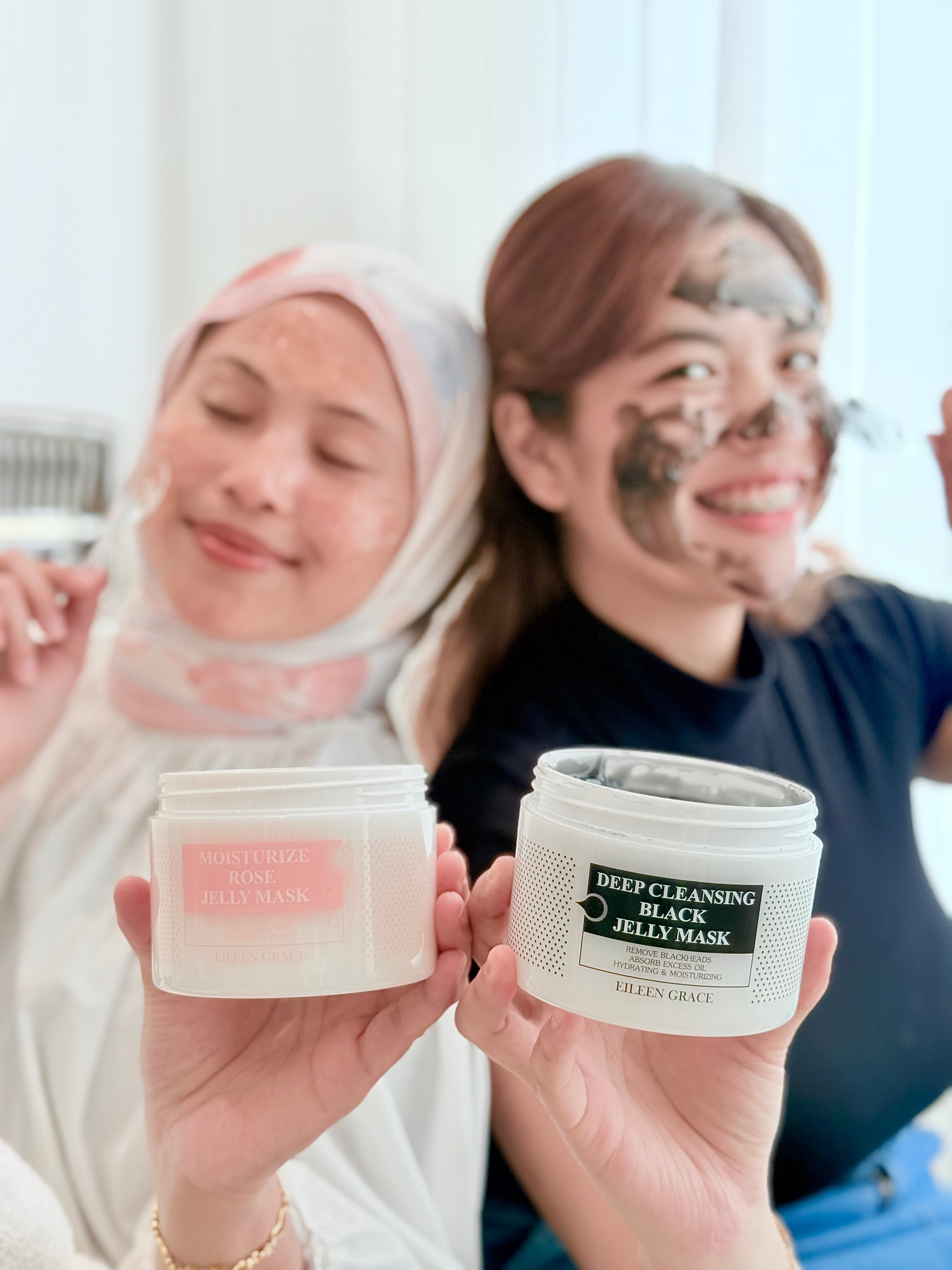 Eileen Grace jelly mask skincare collection for acne-prone skin