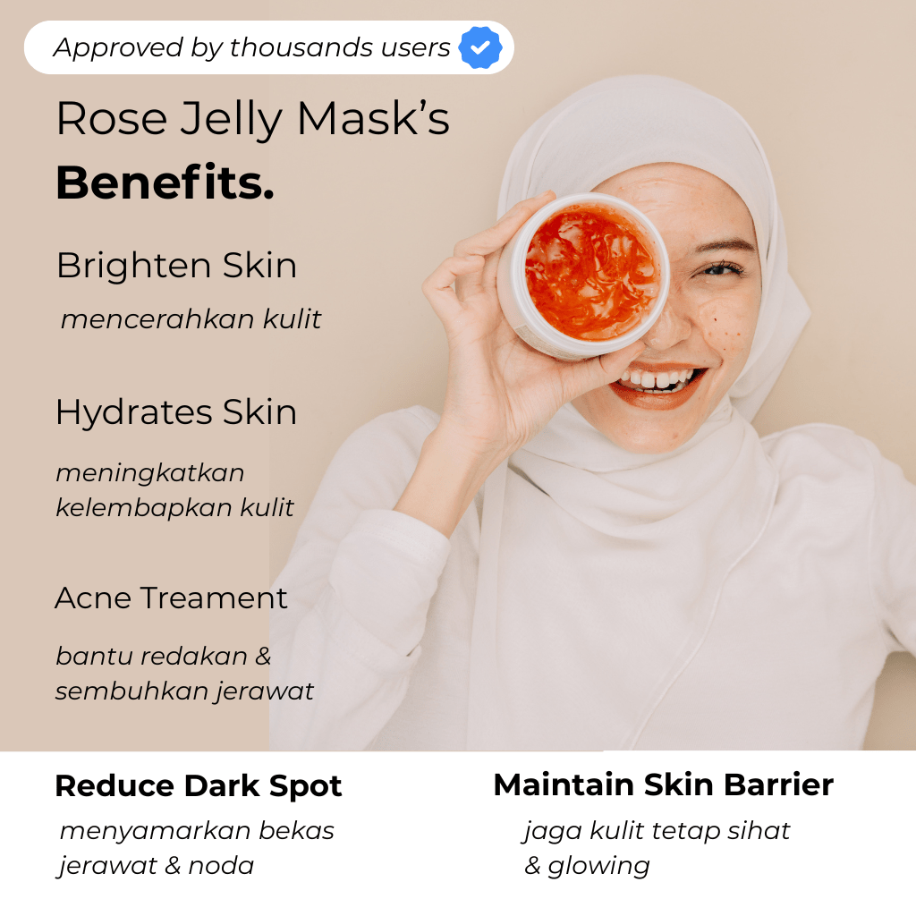 Eileen Grace Moisturize Rose Jelly Mask Trial Pack 35ml - Eileen Grace Malaysia Official Store