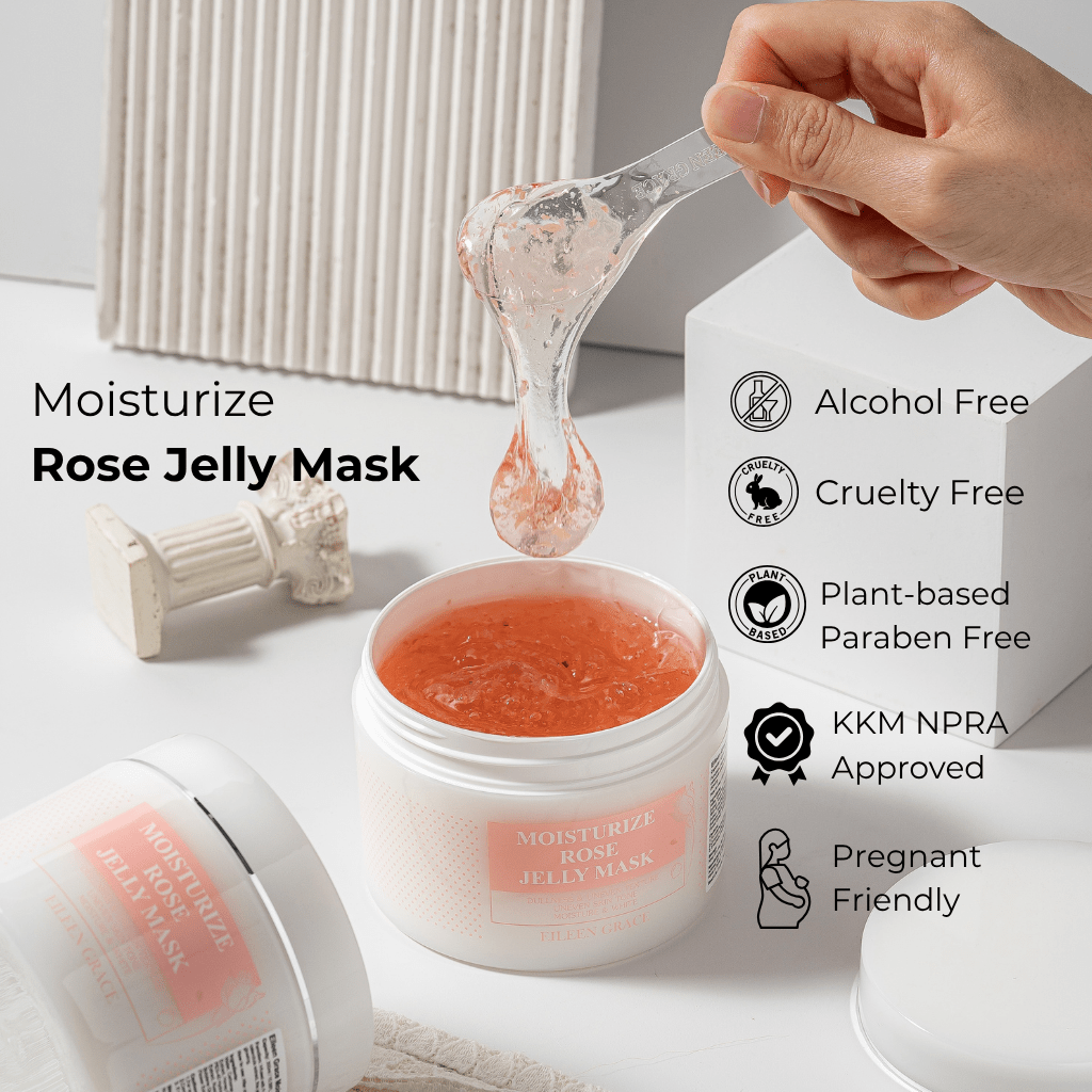 Eileen Grace Moisturize Rose Jelly Mask Trial Pack 35ml - Eileen Grace Malaysia Official Store