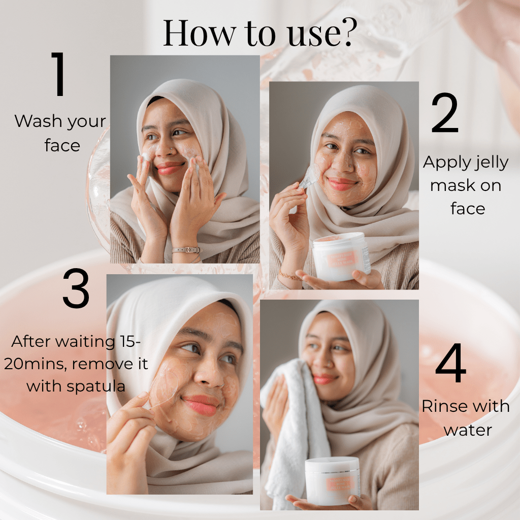 Eileen Grace Moisturize Rose Jelly Mask Trial Pack 35ml - Eileen Grace Malaysia Official Store