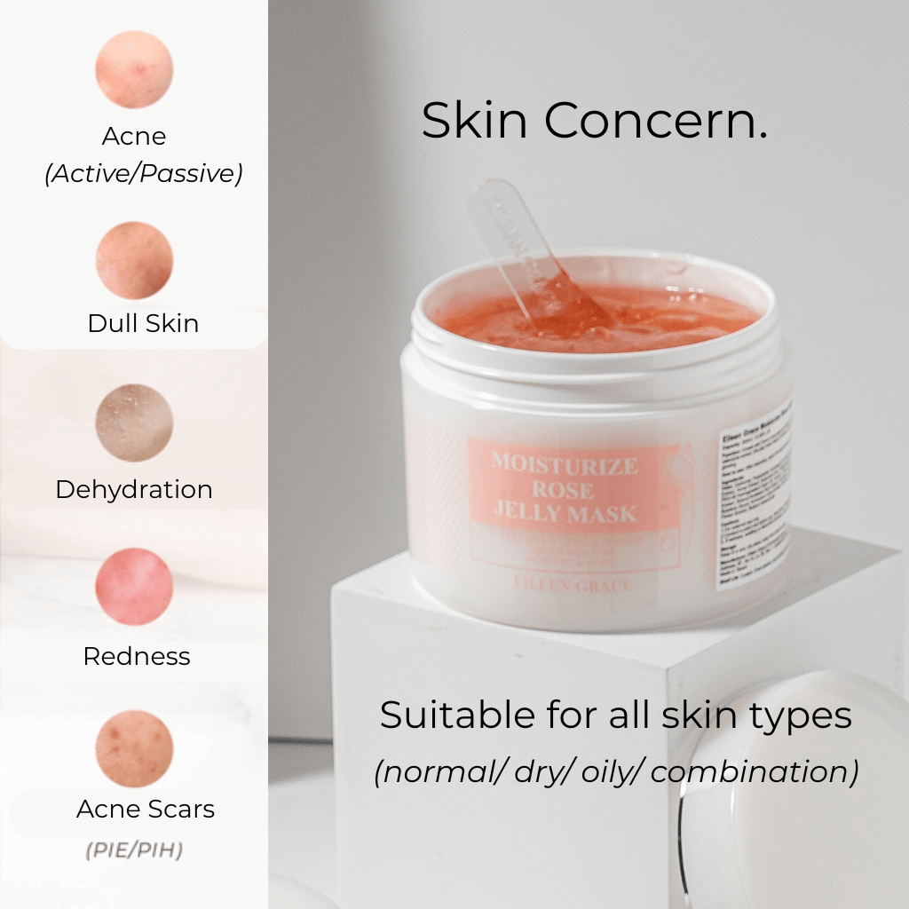 Eileen Grace Moisturize Rose Jelly Mask Trial Pack 35ml - Eileen Grace Malaysia Official Store