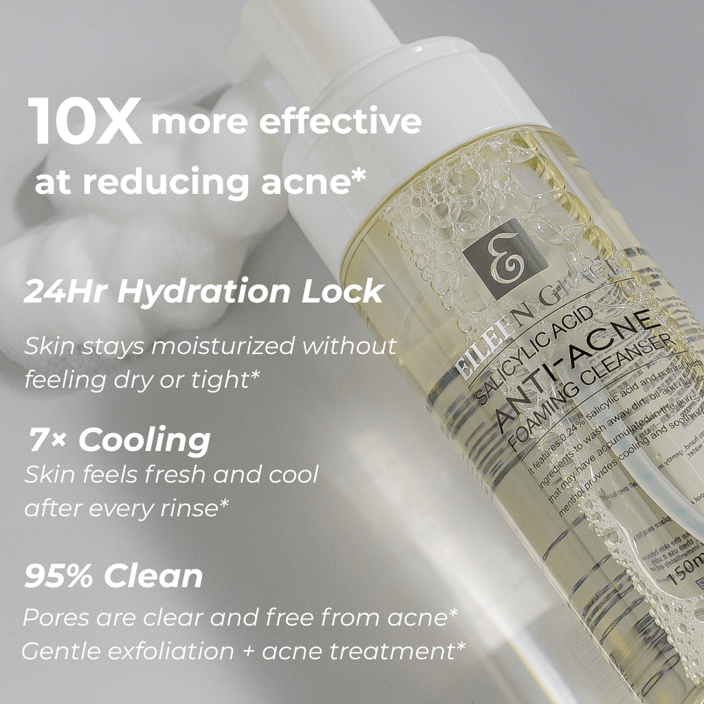 Eileen Grace Salicylic Acid Anti - Acne Foaming Cleanser 150ml - Eileen Grace Malaysia Official Store