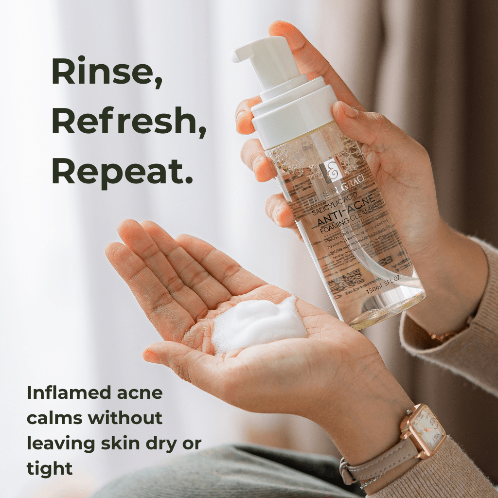 Eileen Grace Salicylic Acid Anti - Acne Foaming Cleanser 150ml - Eileen Grace Malaysia Official Store