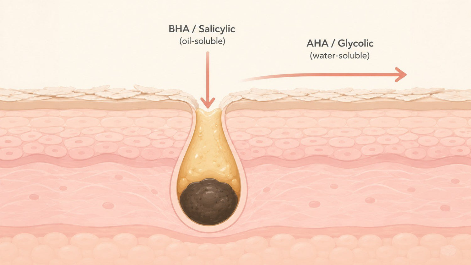 Glycolic Acid vs Salicylic Acid: Which Is Right for Malaysian Skin? - Eileen Grace Malaysia | Viral Jelly Mask & Acne Skincare