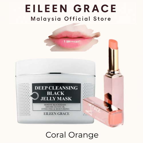 [Free Lip Balm] Eileen Grace Moisturize Jelly Mask or Deep Cleansing Black Jelly Mask 300ml - Eileen Grace Malaysia Official Store