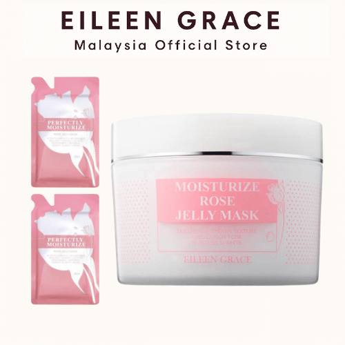 [Free 2 Trial Packs] Eileen Grace Moisturize Rose Jelly Mask 300ml - Eileen Grace Malaysia Official Store