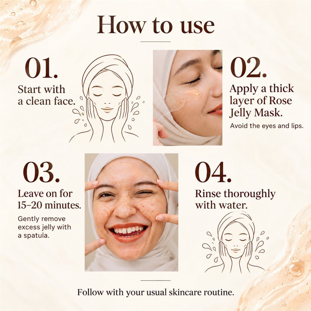 Eileen Grace Moisturize Rose Jelly Mask 300ml - Eileen Grace Malaysia | Viral Jelly Mask & Acne Skincare